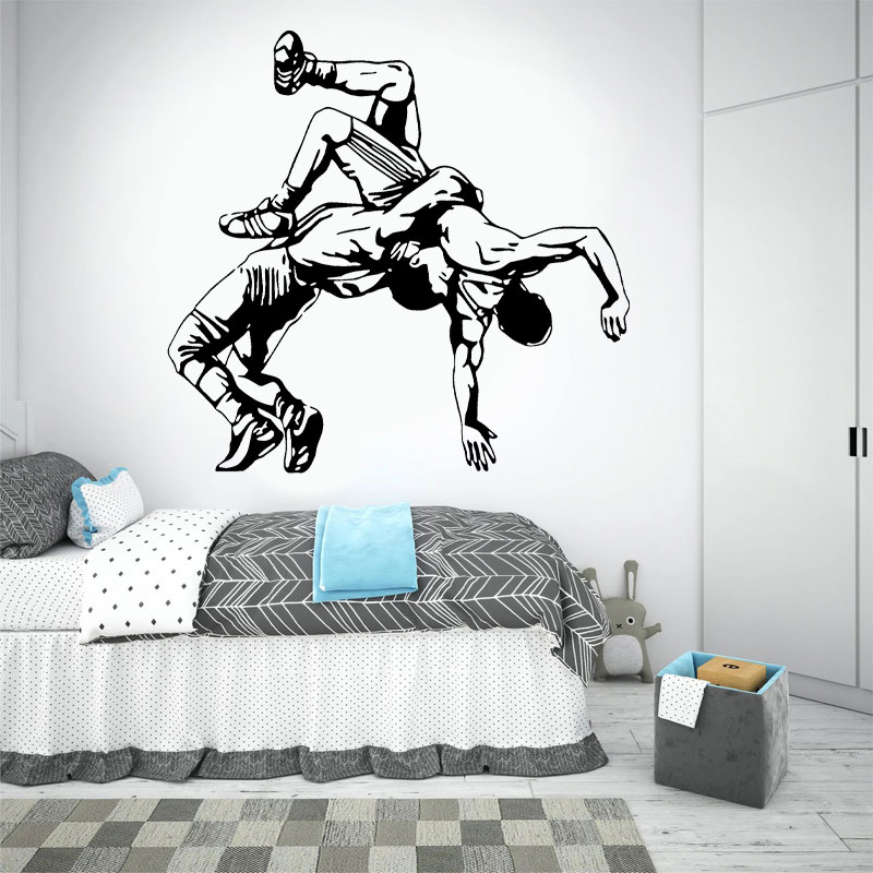 Home Gym Furniture - Наклейки на стену с изображением борцов,