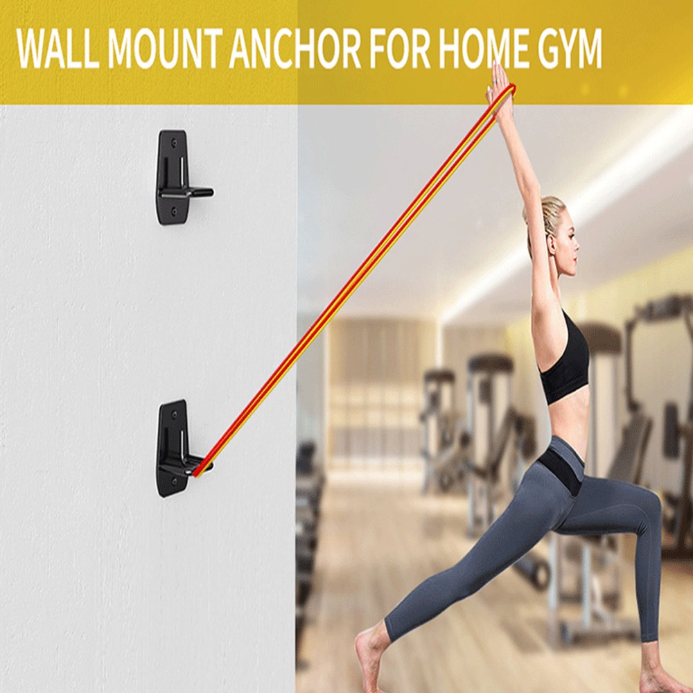 Home Gym Gym Equipment - 3 шт. черных настенных креплений для