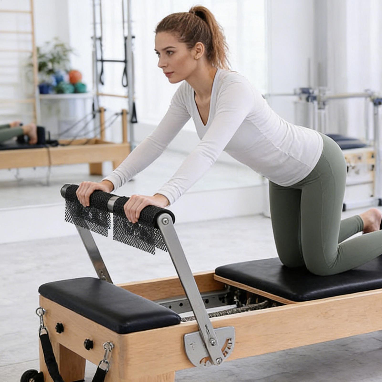 Home Gym Yoga Mat - Нескользящий коврик для пилатеса, 4-компонентный набор