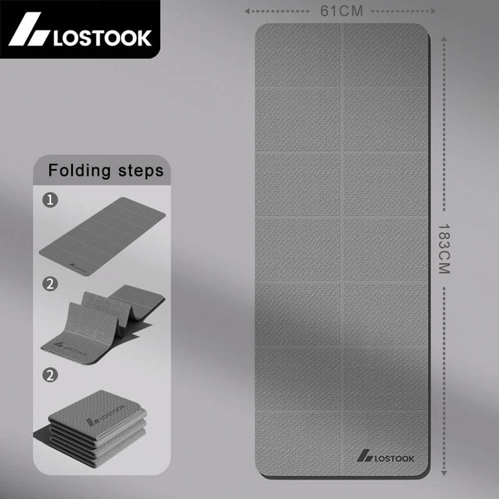 Gymnastics Mat Thick - Складной коврик для йоги из ТПЭ