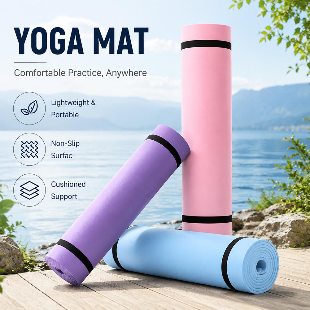 Gymnastics Mat Thick - 1/2 шт. толстый коврик для йоги,