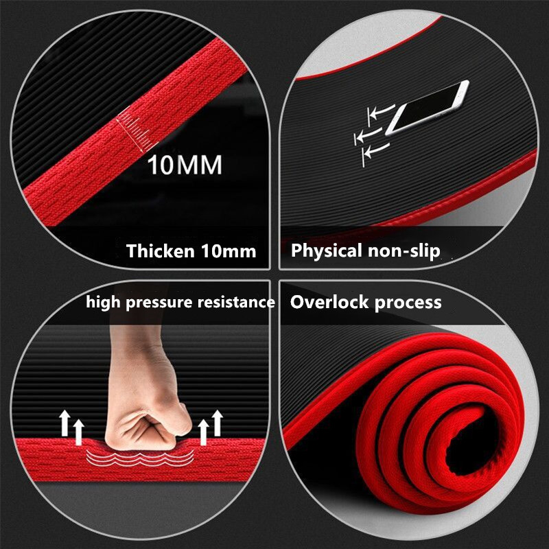 Нескользящий коврик для йоги т – обзор и цена Gymnastics Mat Thick