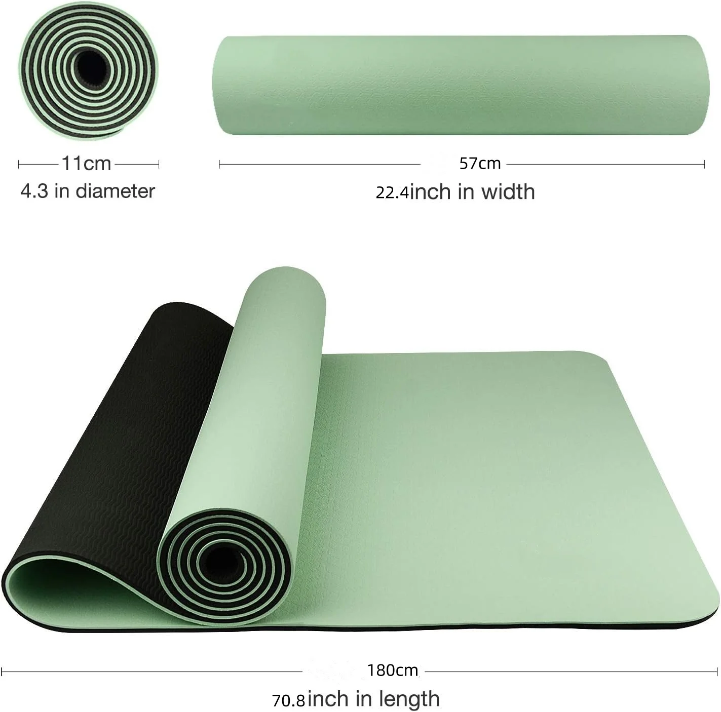 Коврик для йоги TPE экологичес – обзор и цена Gymnastics Mat Thick