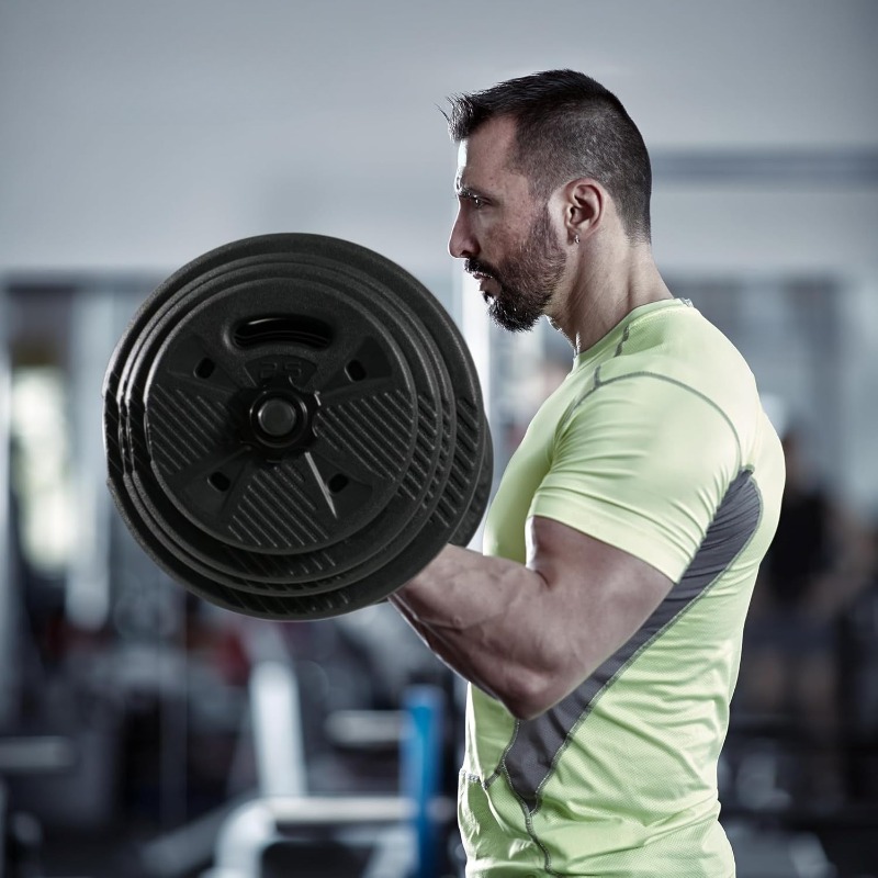 Набор грифов для штанги EZ Cur – обзор и цена Barbell Curl Bar