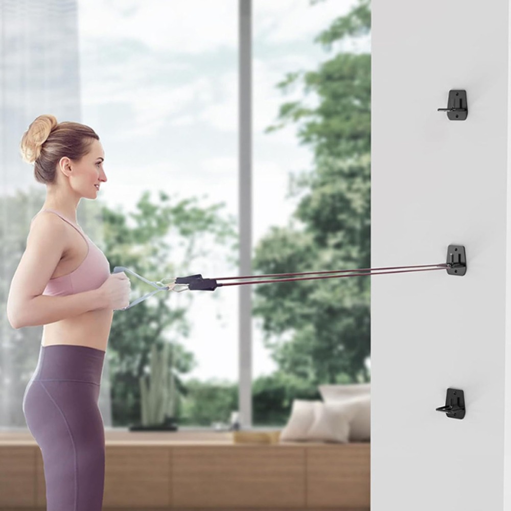3 шт. черных настенных креплен – обзор и цена Home Gym Gym Equipment