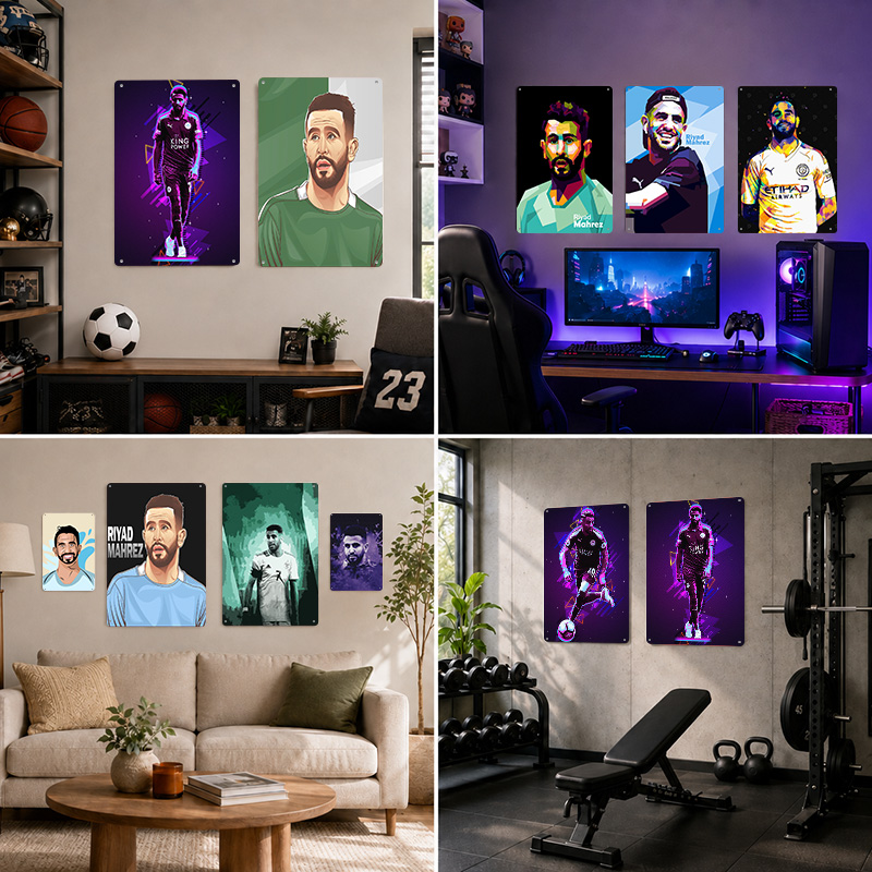 Постеры с изображением Рияда М – обзор и цена Home Gym Yes Or No