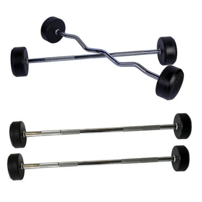 Комплект гантелей с круглыми р – обзор и цена Barbell Curl Bar