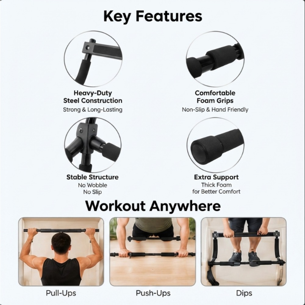 Турник для дверного проема для – обзор и цена Home Gym Upper Body Workout