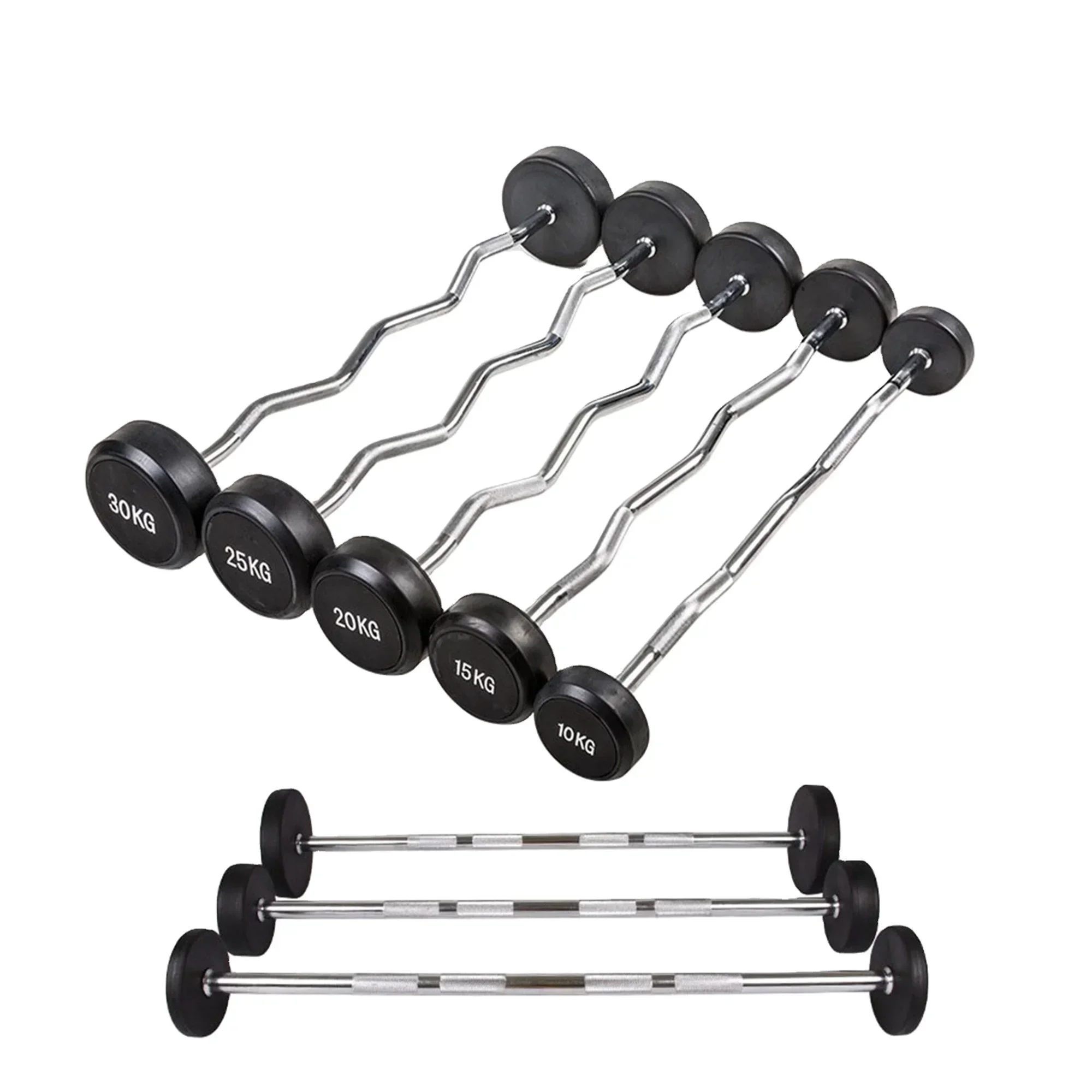 Гантель для прямых и изогнутых – обзор и цена Barbell Curl Bar