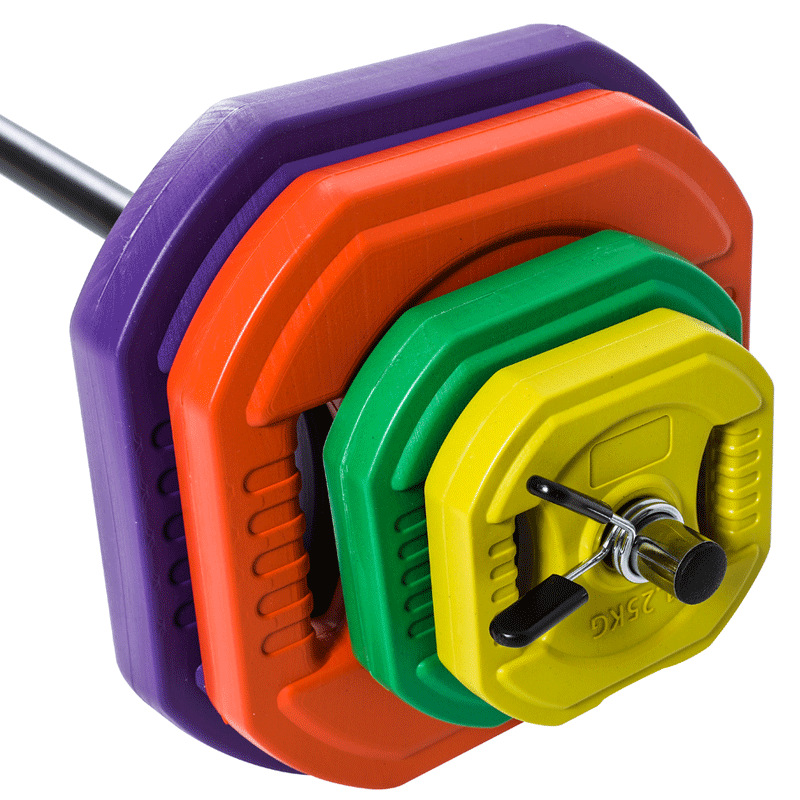 Красочные домашние фитнес-стри – обзор и цена Barbell Curl Bar