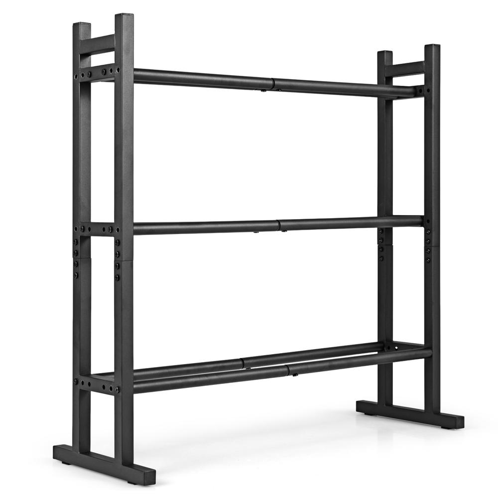 Усиленная 3-ярусная стойка для – обзор и цена Home Gym Gym Equipment