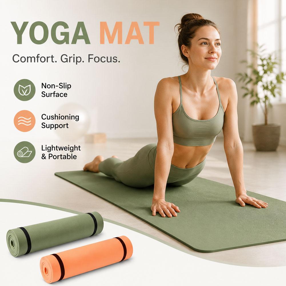 Толстый коврик для йоги, проти – обзор и цена Gymnastics Mat Thick