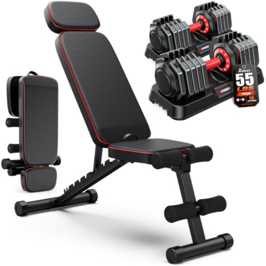 Набор регулируемых гантелей со – обзор и цена Adjustable Weight Bench