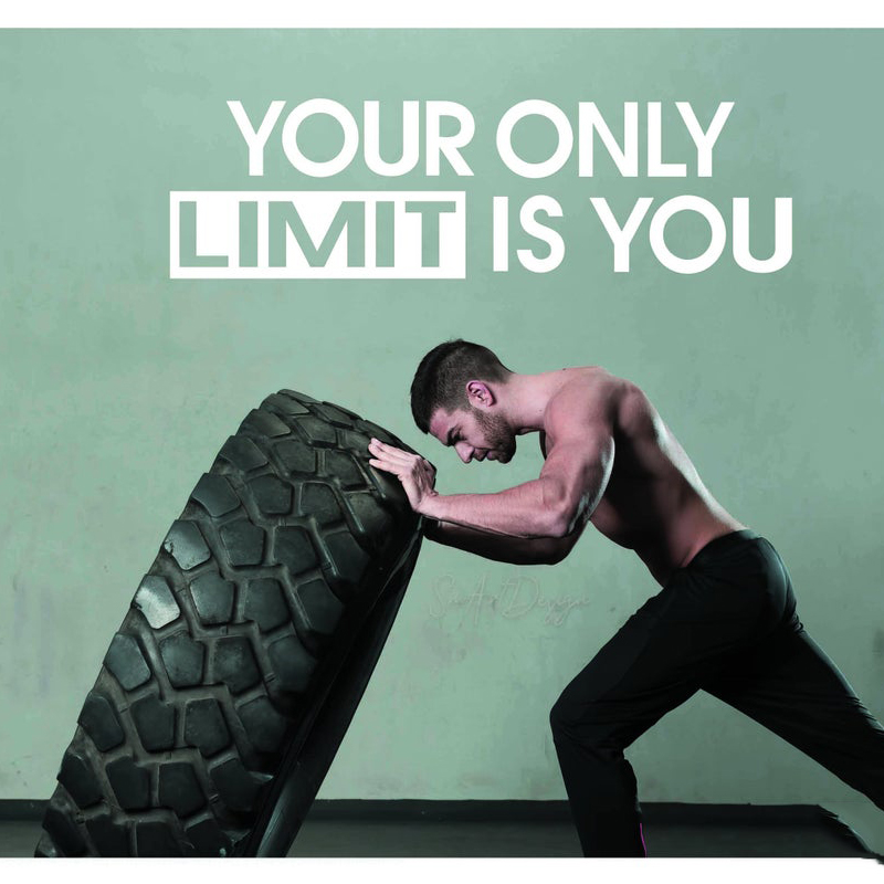Наклейка на стену Your only li – обзор и цена Home Gym Furniture