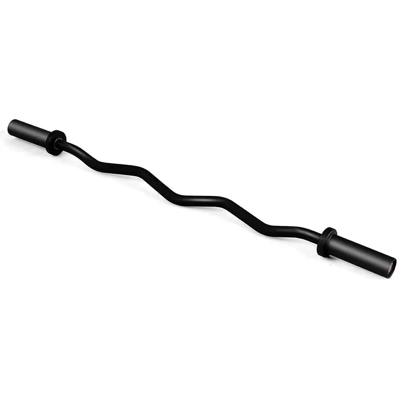 Новинка! Фитнес-гантель из ста – обзор и цена Barbell Curl Bar