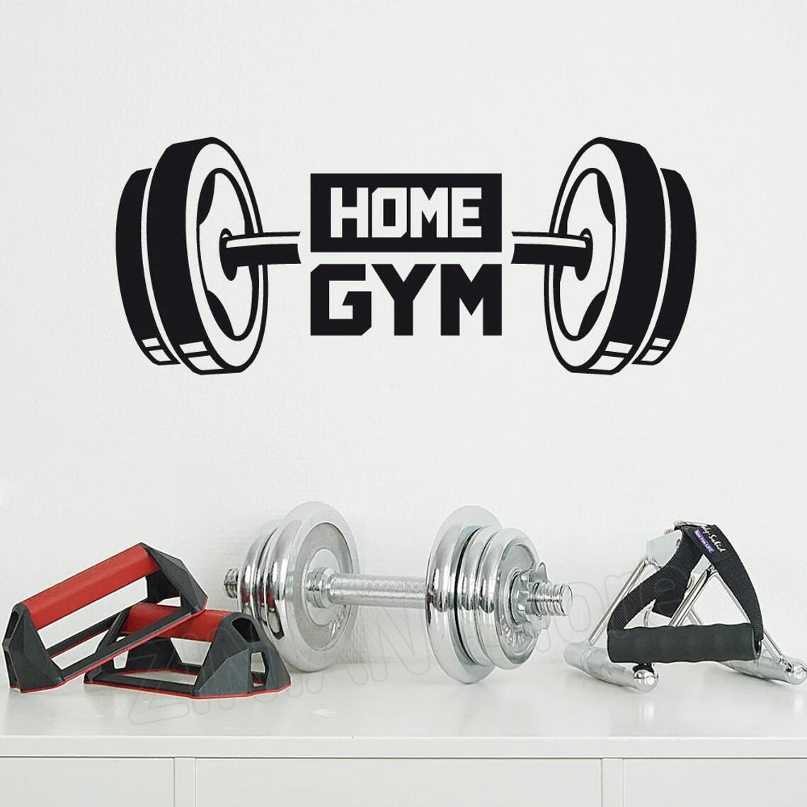 Наклейка на стену в виде ганте – обзор и цена Home Gym Furniture